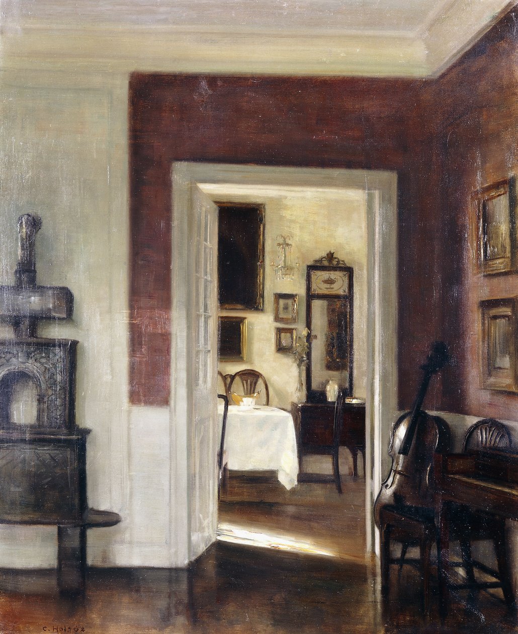 Belső csellóval alkotó: Carl Holsoe