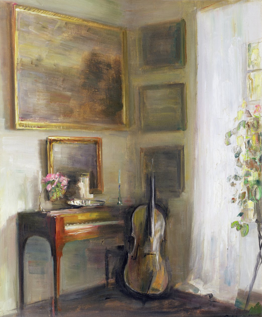 Belső csellóval és spinettel alkotó: Carl Holsoe