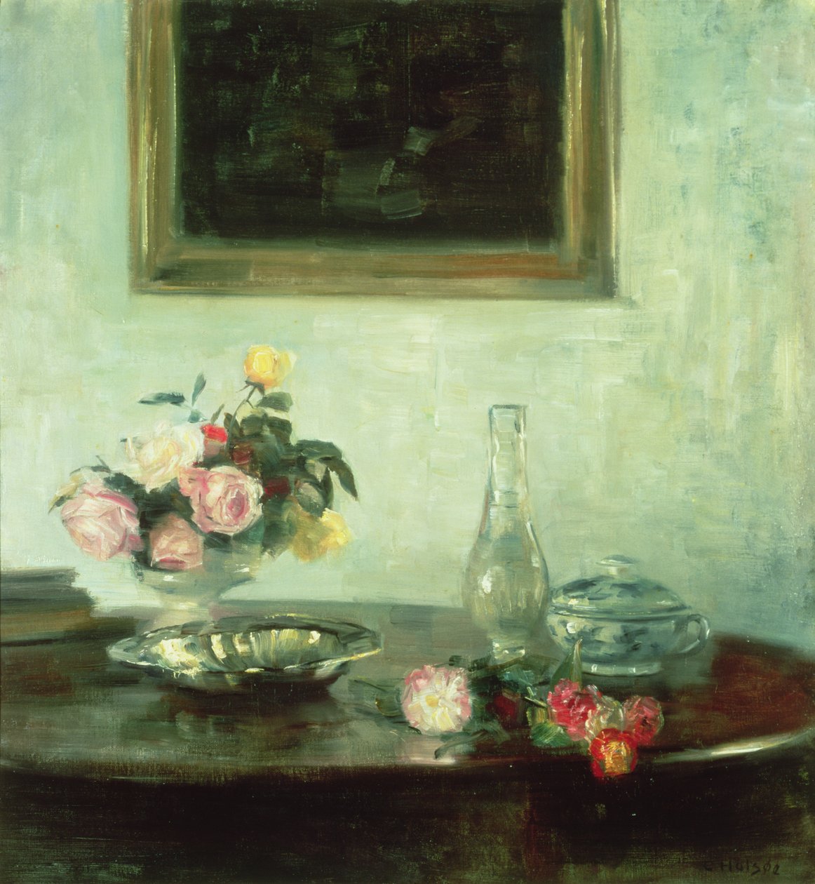 Csendélet rózsákkal alkotó: Carl Holsoe