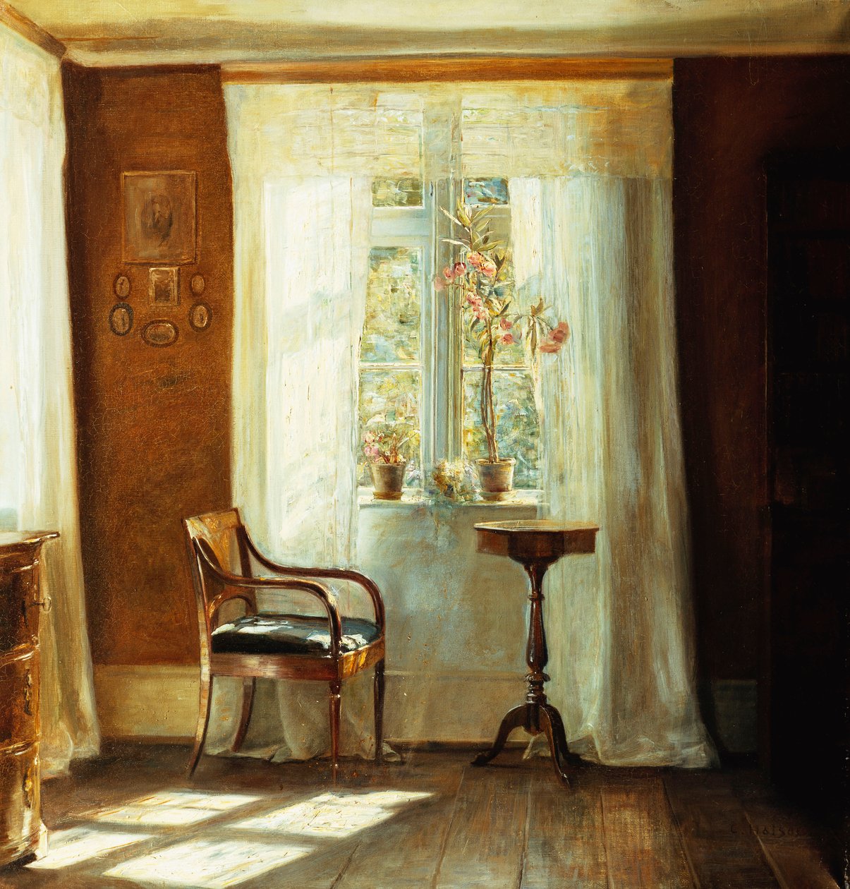 A művész otthona Lyngbyben (olaj, vászon) alkotó: Carl Holsoe
