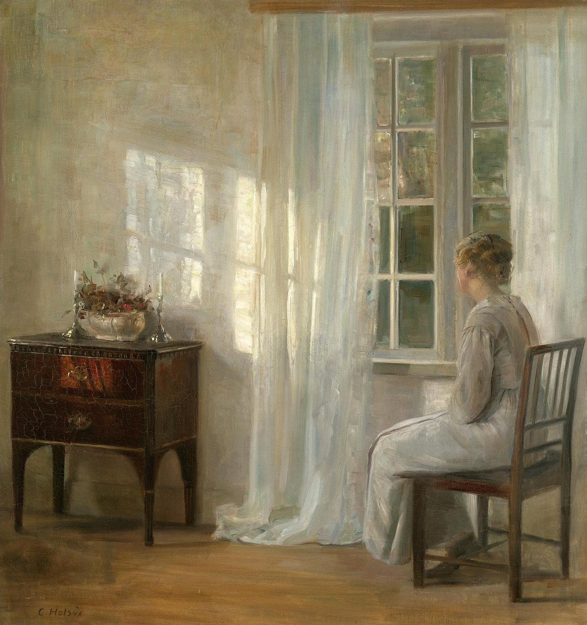 Waiting by the window alkotó: Carl Holsoe