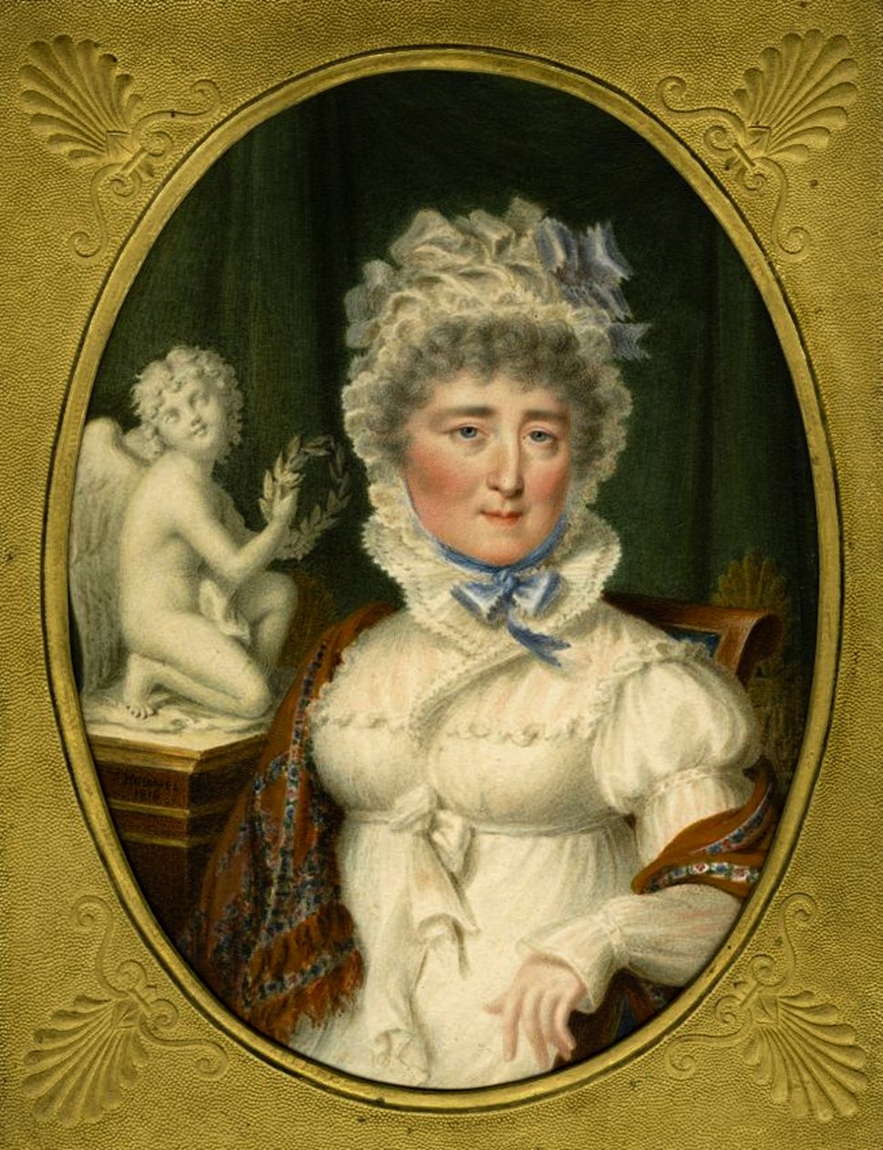 Elzbieta Izabela Lubomirska hercegnő portréja, született Czartoryska grófnő 1736-1816, 1816 alkotó: Carl Hummel