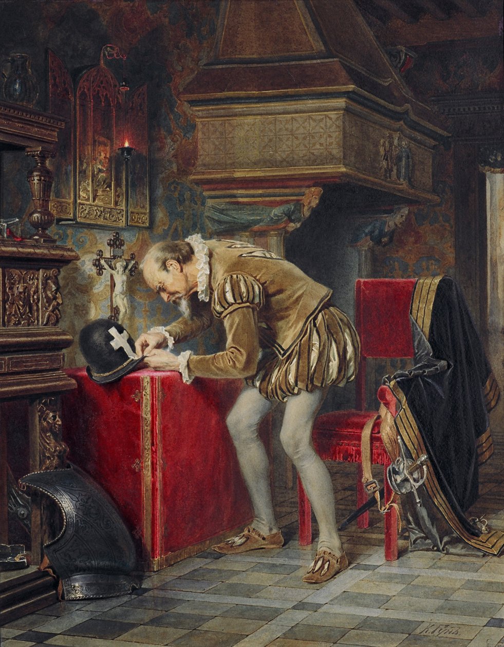 Szent Bertalan-éj előestéjén (Ligist) alkotó: Carl Huns
