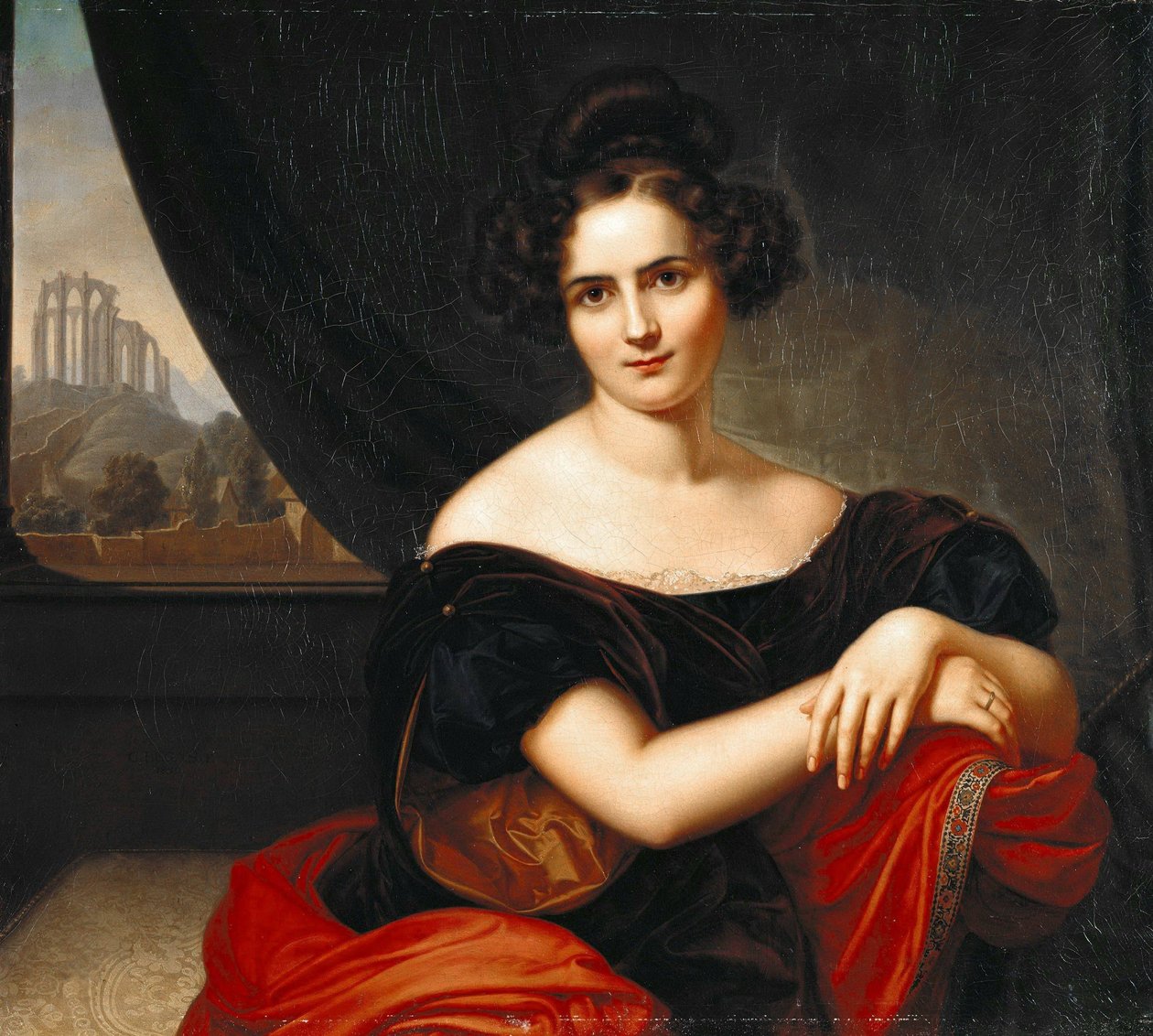 Német: Gedike asszony portréja Gedicke asszony portréja alkotó: Carl Joseph Begas