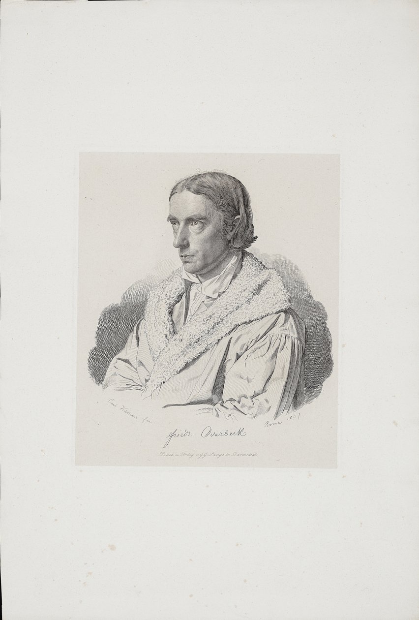 Johann Friedrich Overbeck 1789-1869, 1837 alkotó: Carl Küchler