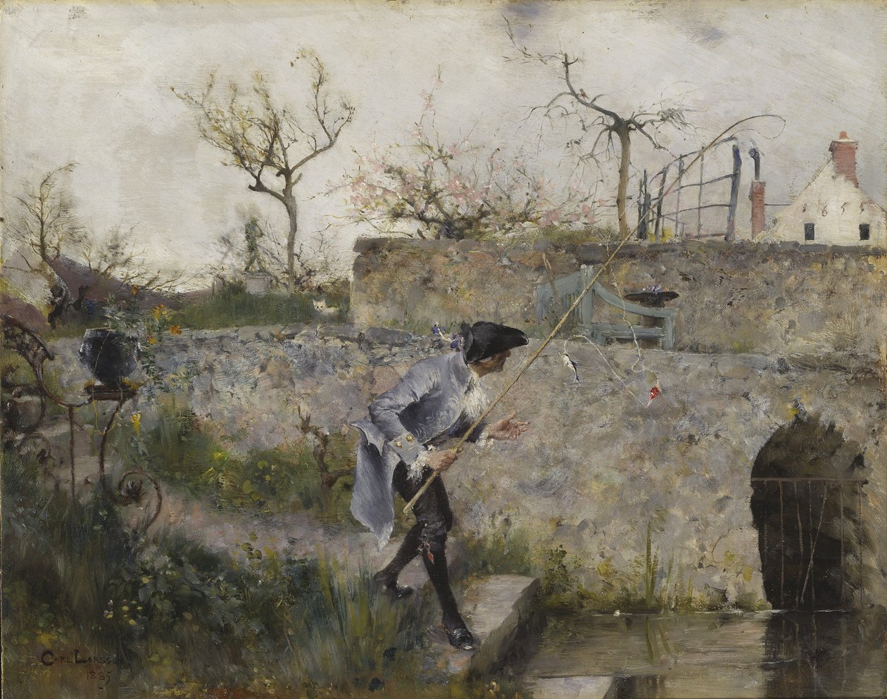 Egy harapás, 1885 alkotó: Carl Larsson