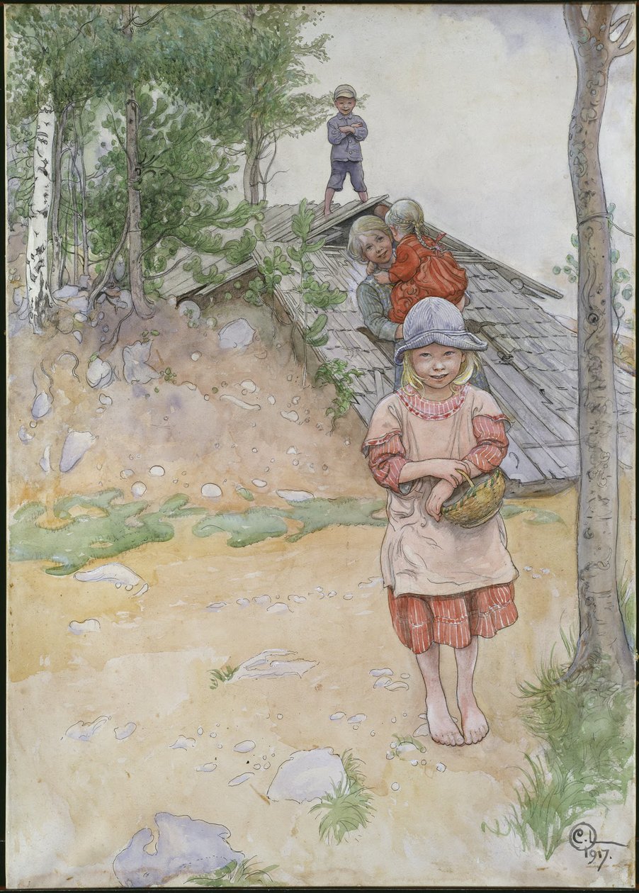 A pincénél alkotó: Carl Larsson