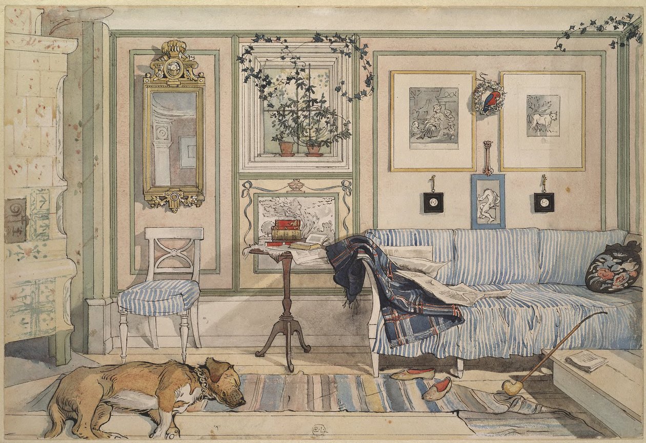Hangulatos sarok alkotó: Carl Larsson