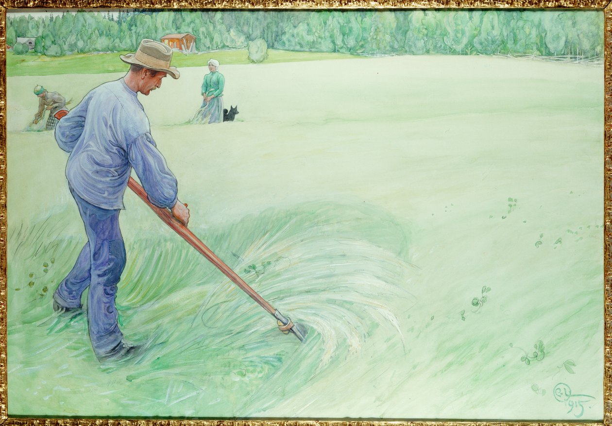 Aratógépek, 1915 alkotó: Carl Larsson