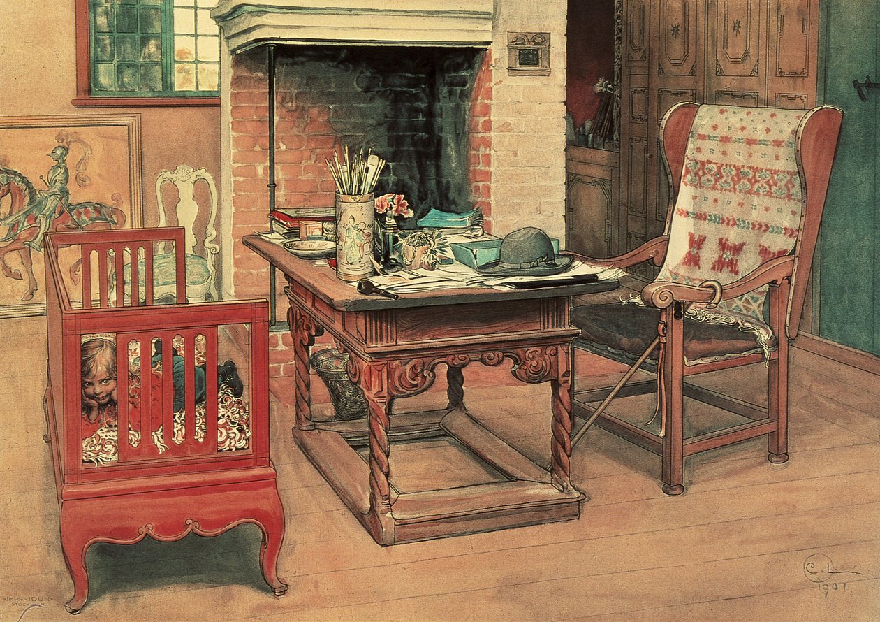 Bújócska alkotó: Carl Larsson