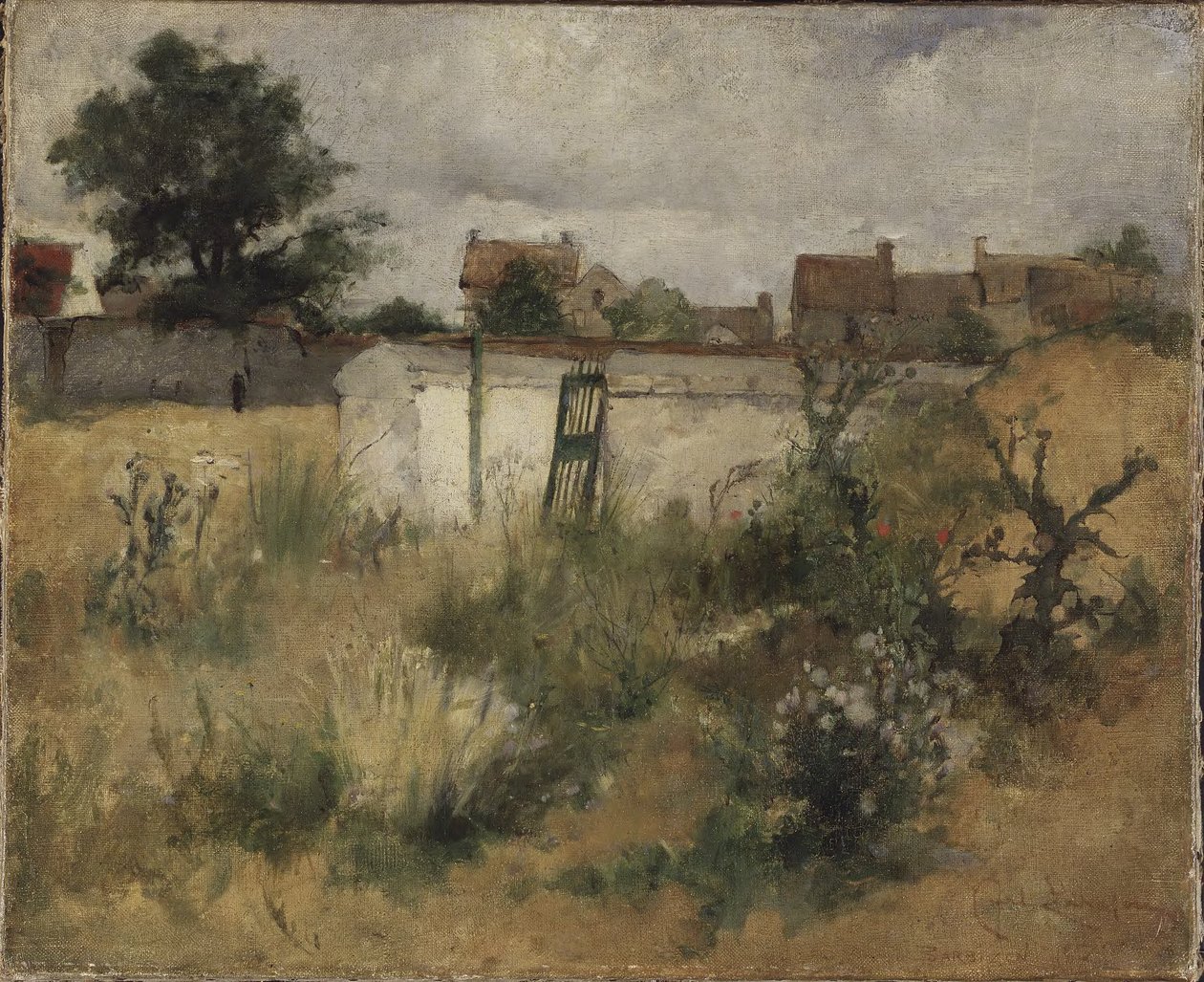 Tájtanulmány Barbizonból alkotó: Carl Larsson