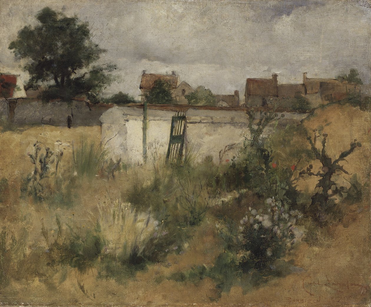Tájtanulmány Barbizonból, 1878 alkotó: Carl Larsson