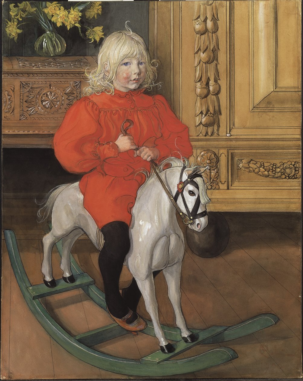 Dialektus, 1900 (vécé papíron) alkotó: Carl Larsson
