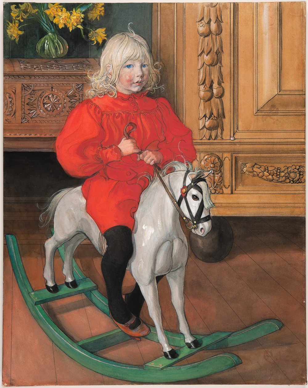 „Murre”. Casimir Laurin portréja alkotó: Carl Larsson
