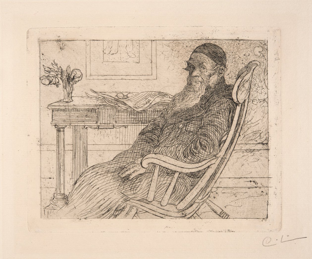 Édesapám, Olof Larsson (1903) alkotó: Carl Larsson