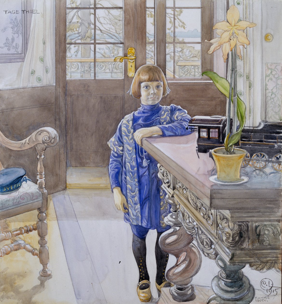 Thiel napok portréja alkotó: Carl Larsson