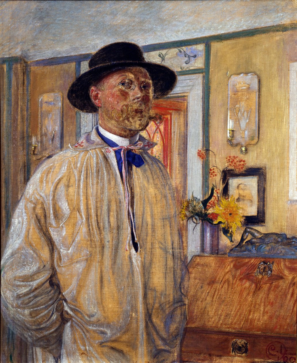 Önarckép alkotó: Carl Larsson