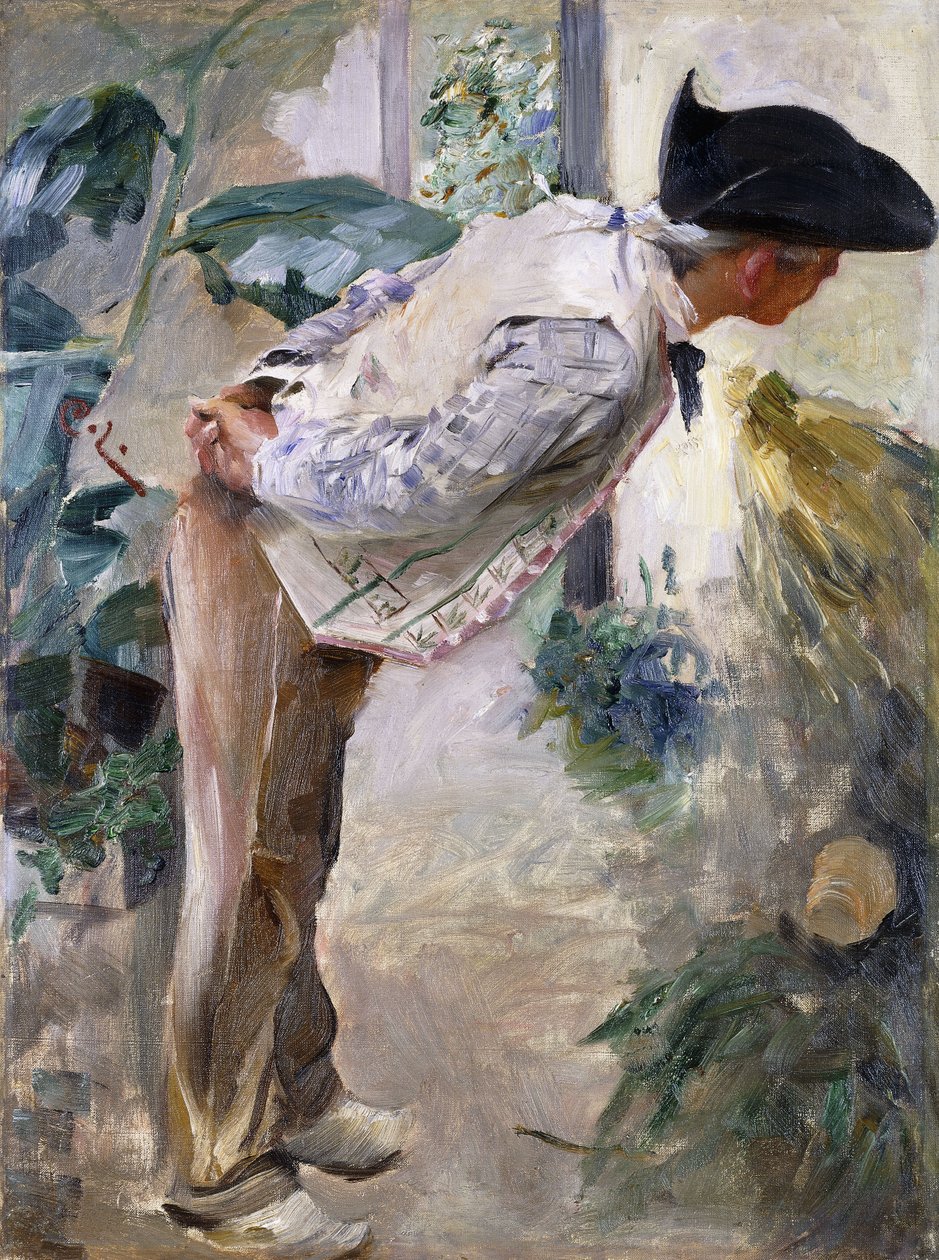 A Kertész; Tradgardsmastaren, 1883 alkotó: Carl Larsson
