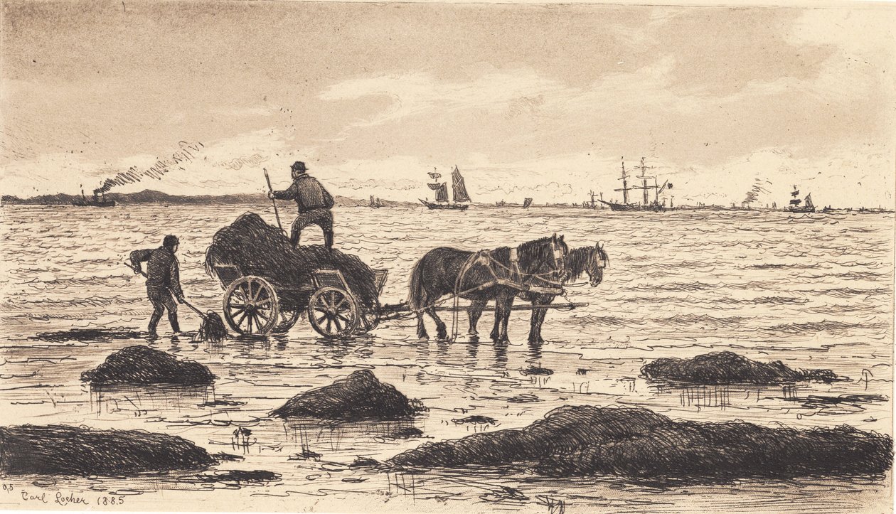 A gazdák hínárt hajtanak alkotó: Carl Locher