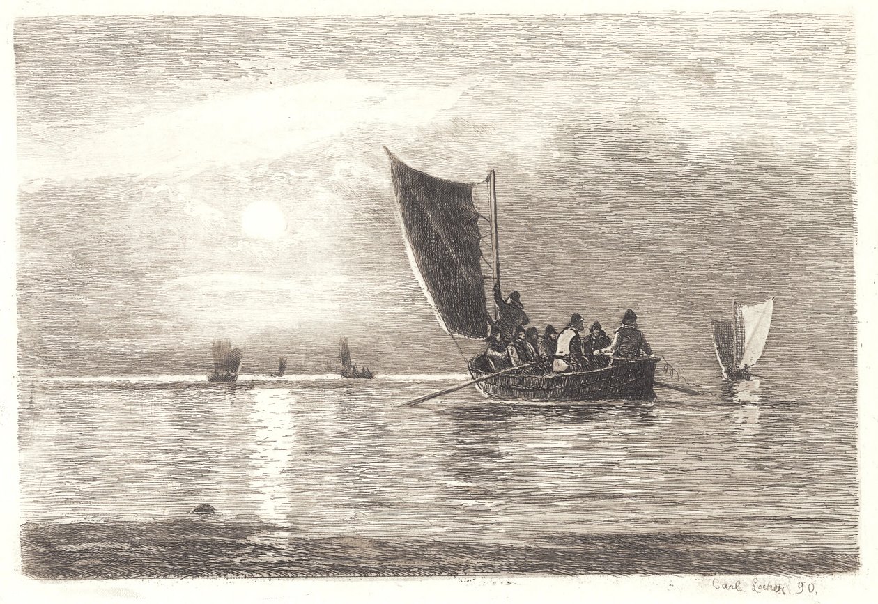 Reggel Skagenben alkotó: Carl Locher