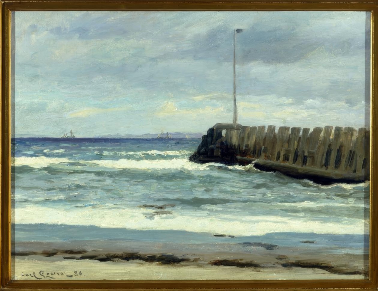 A strandon alkotó: Carl Ludvig Locher