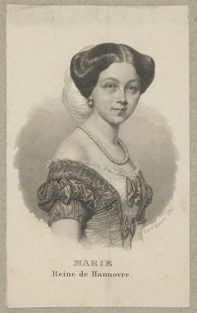 Hannoveri Mária (1776 London - 1857 London) - Nagy-Britannia és Írország, Hannover és Braunschweig-Lüneburg hercegnője, házassága révén Gloucester és Edinburgh hercegnéje alkotó: Carl Mayer