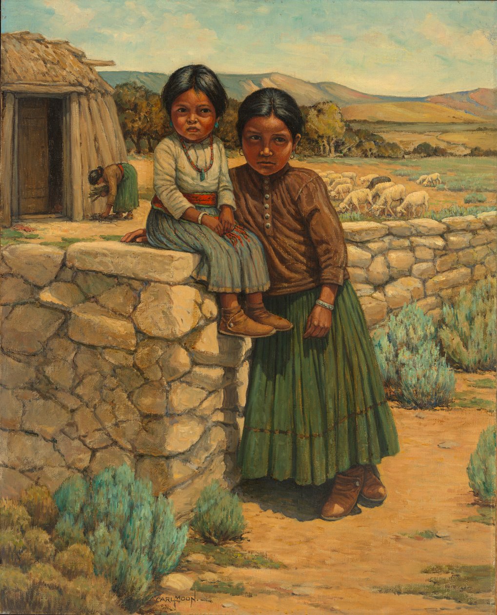 Navajo Sisters alkotó: Carl Moon