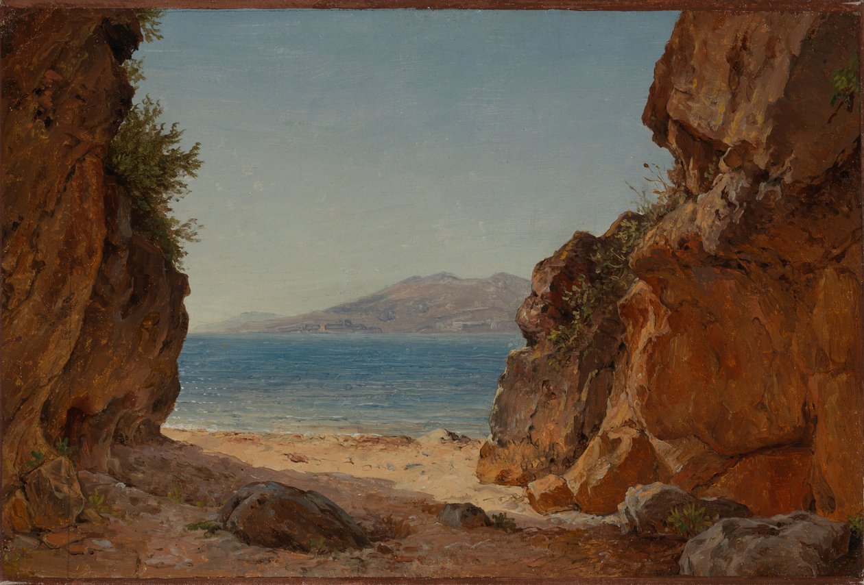 A La Spezia-öbölnél alkotó: Carl Morgenstern