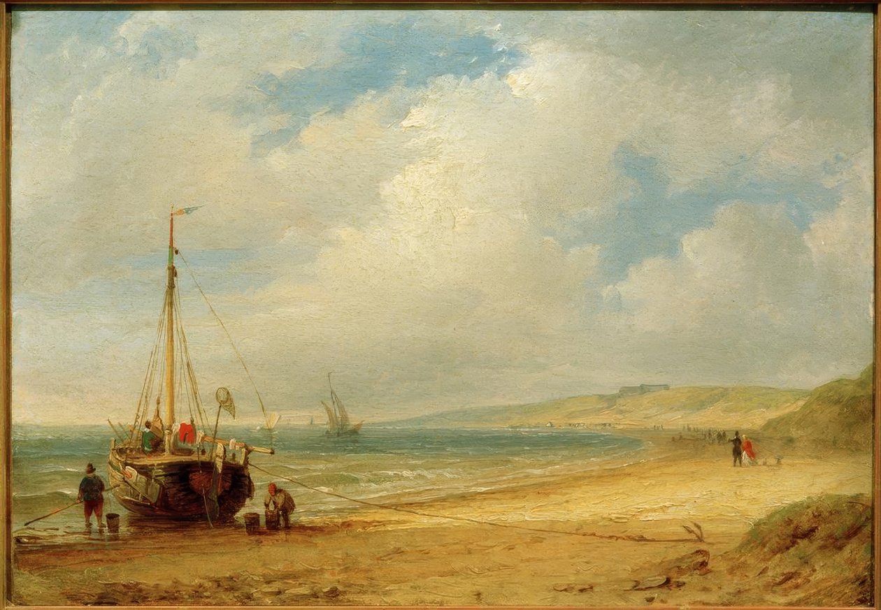 Carl Morgenstern, tengerparti táj Scheveningen közelében alkotó: Carl Morgenstern