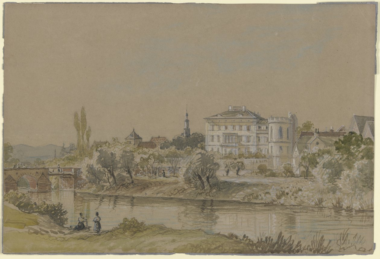 Metzler-ház Bonamesben, Frankfurt közelében alkotó: Carl Morgenstern