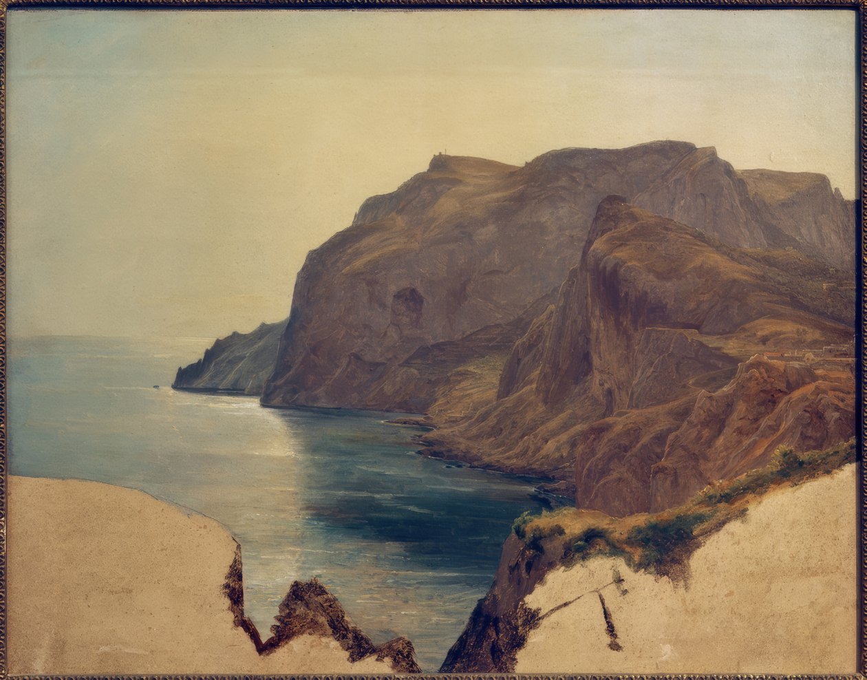 Capri tanulmányozása napkeltekor alkotó: Carl Morgenstern