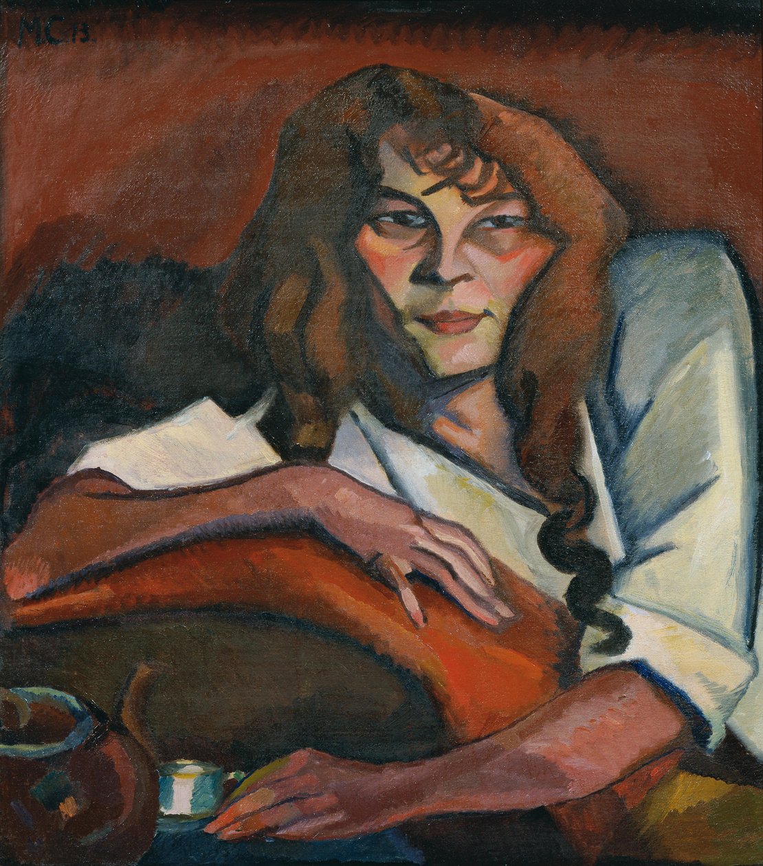 Egy lány portréja alkotó: Carl Moritz Cammerloher