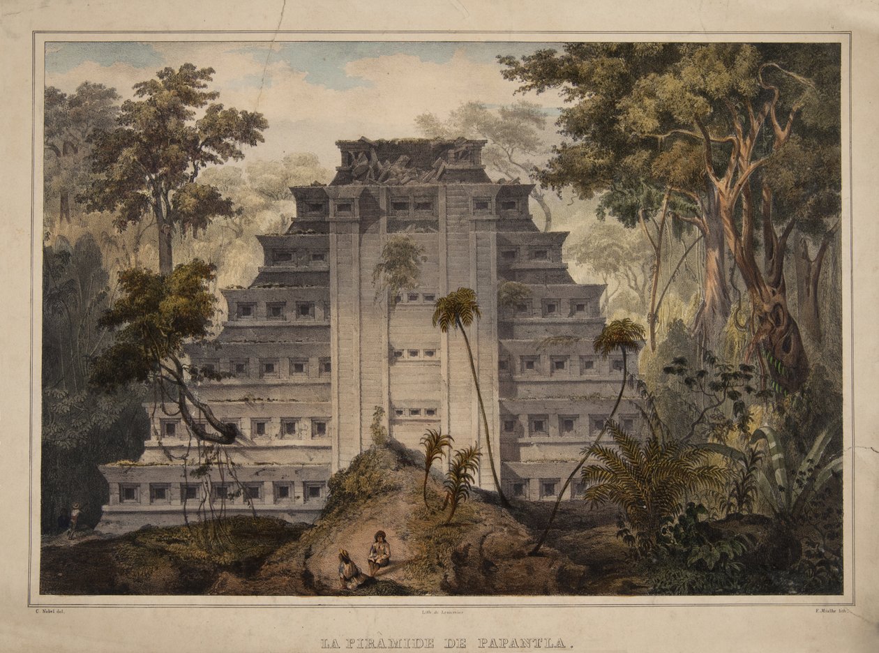 A Papantla piramis alkotó: Carl Nebel