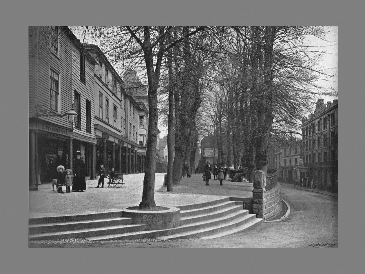 Pantiles, Tunbridge Wells c1900 alkotó: Carl Norman