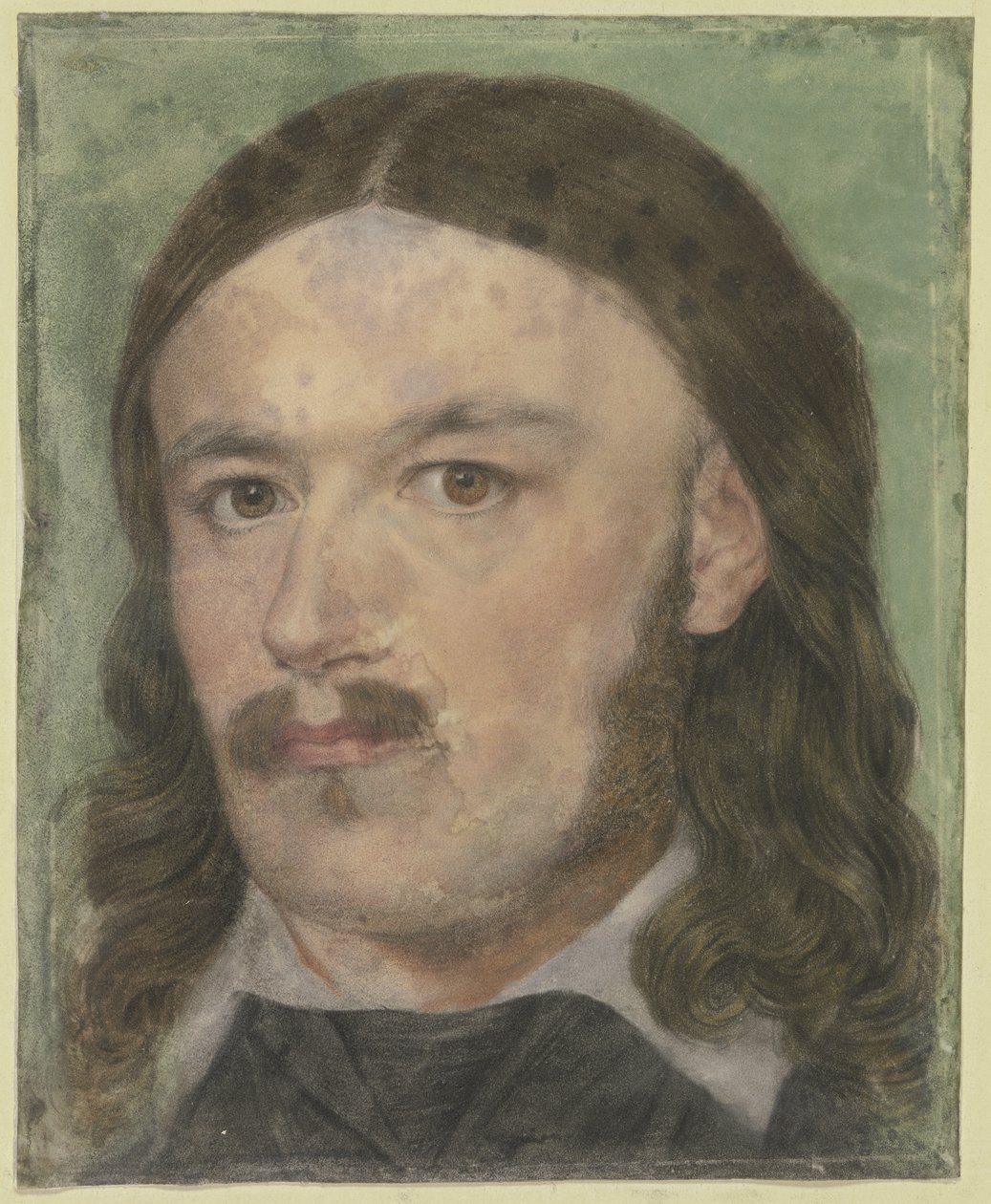 Carl Barth rézmetsző portréja ónémet öltözékben alkotó: Carl Philipp Fohr