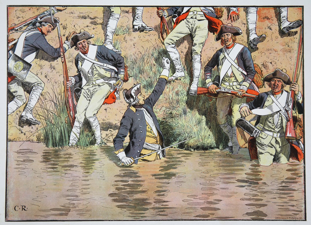 Henrik herceg a prágai csatában, 1757. május 6 alkotó: Carl Röchling