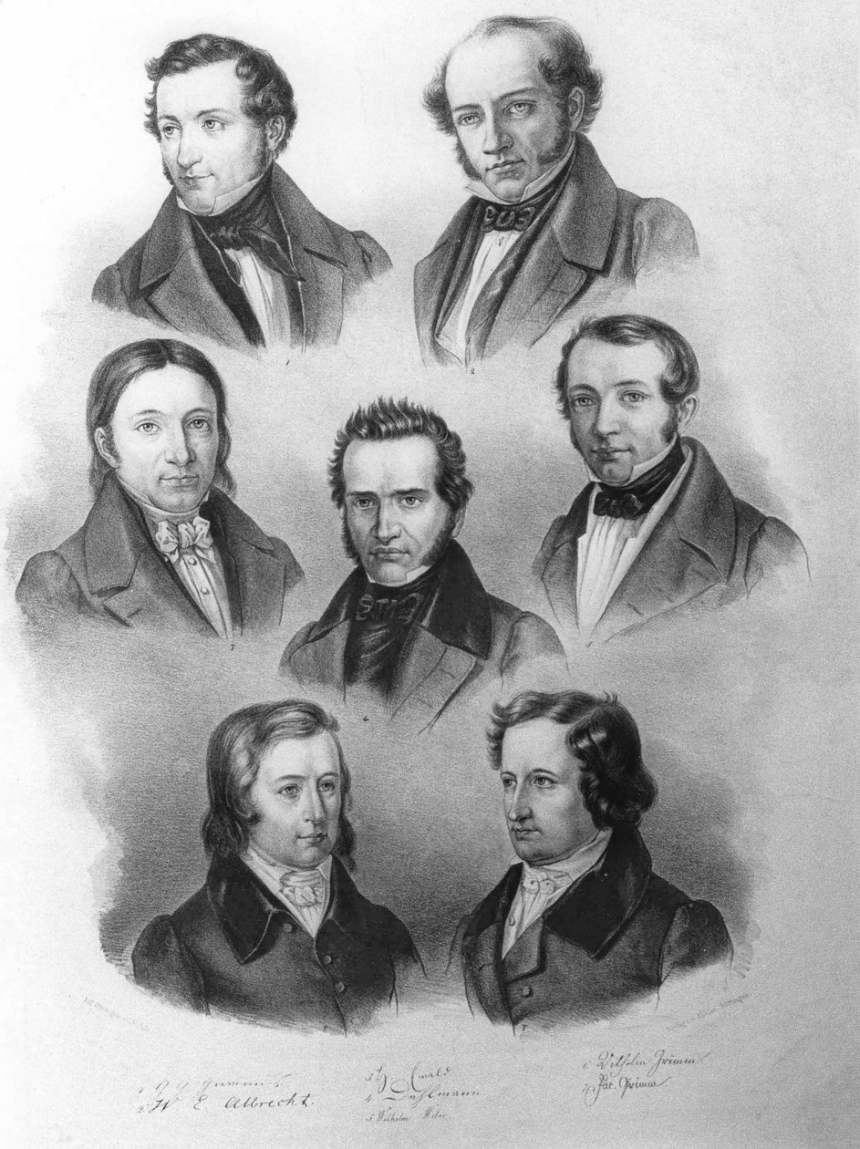 A göttingeni hetes, 1837-38 körül (litho) alkotó: Carl Rohde