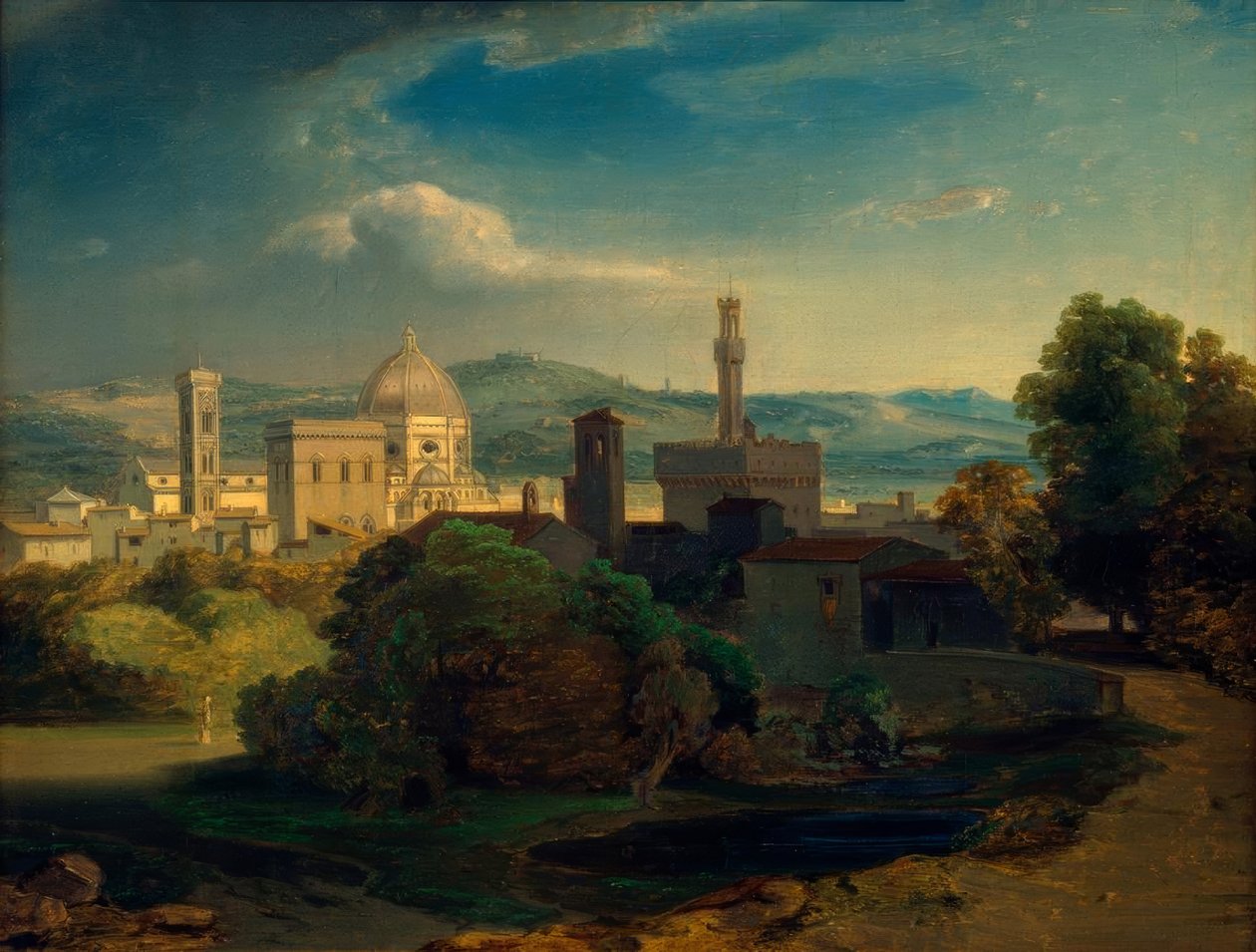 Firenze alkotó: Carl Rottmann