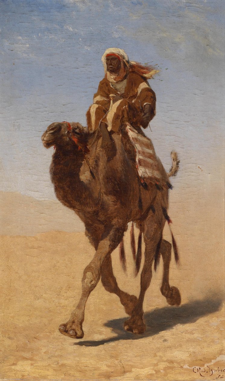 Német: tevelovagló alkotó: Carl Rudolf Huber
