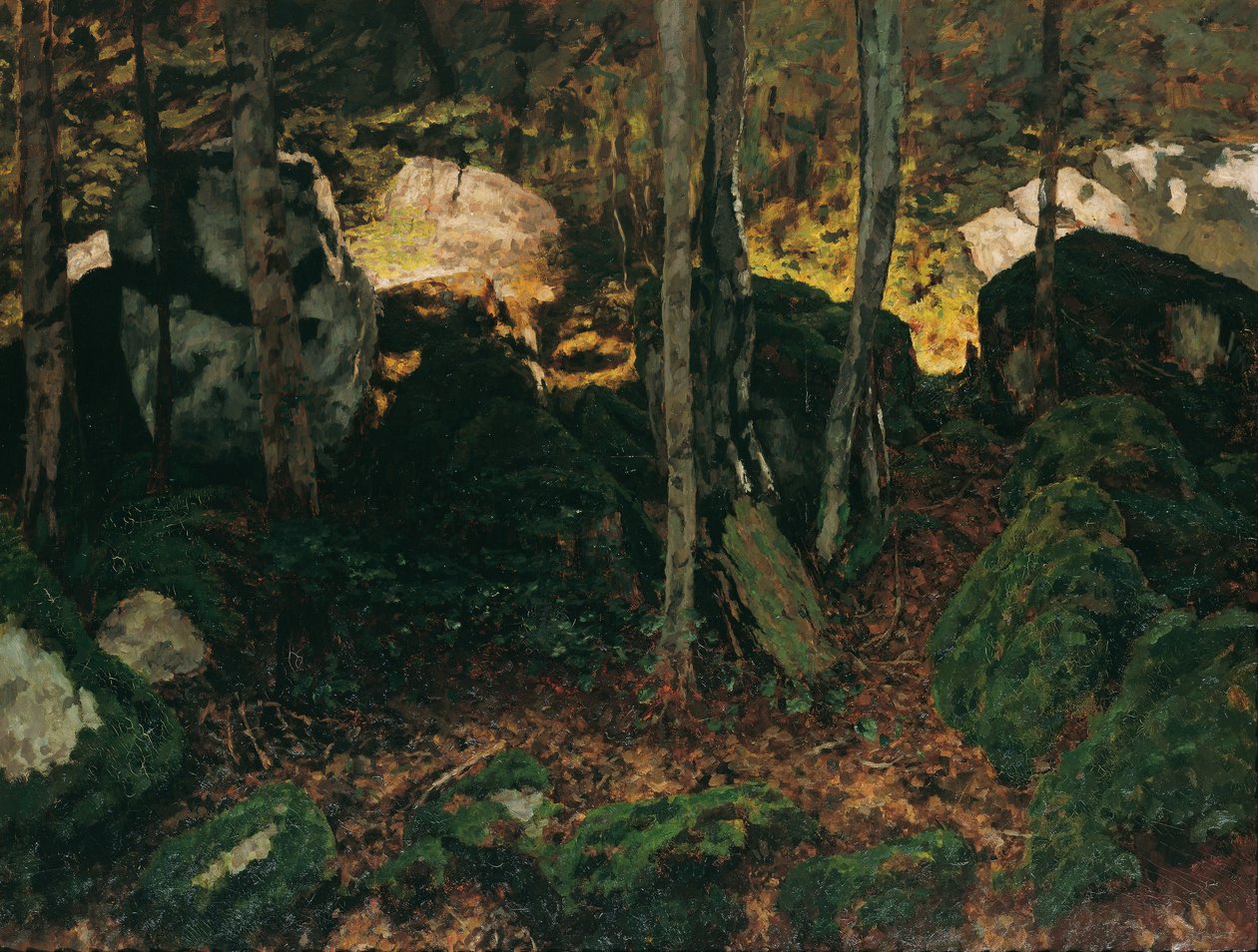 Waldinneres Saut du Doubs közelében alkotó: Carl Schuch