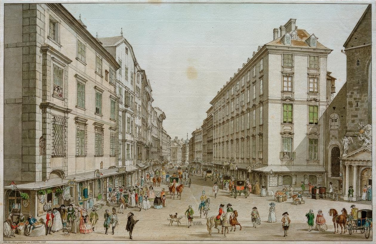 A bécsi Kohlmarkt alkotó: Carl Schütz