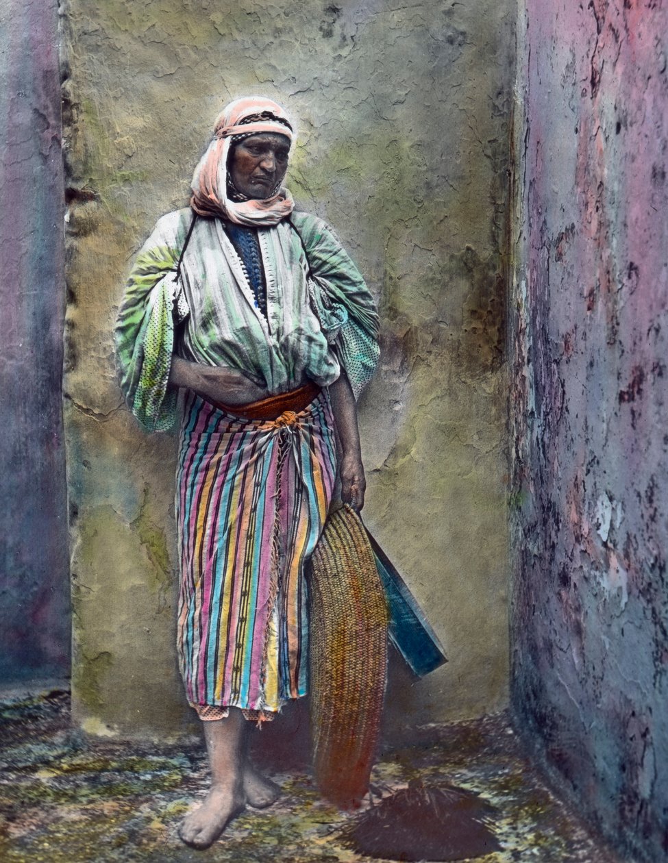 Marokkó, marokkói nő, a kép dátuma: 1910 körül. Carl Simon Archívum alkotó: Carl Simon