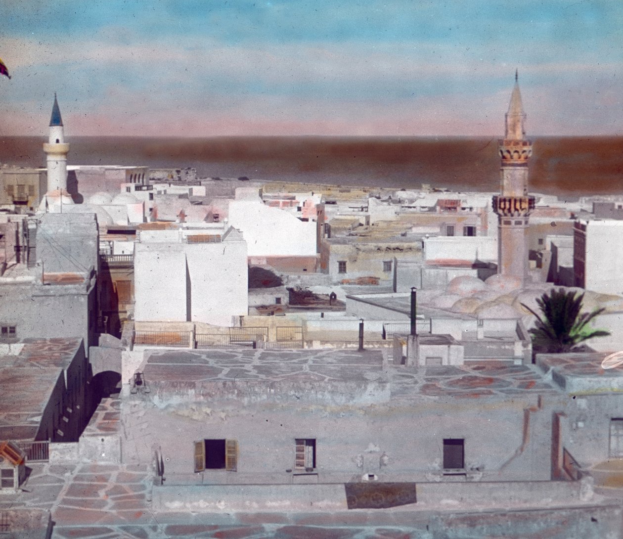 Észak-Marokkó, Fez városnézete, a kép dátuma: 1910 körül. Carl Simon Archívum alkotó: Carl Simon
