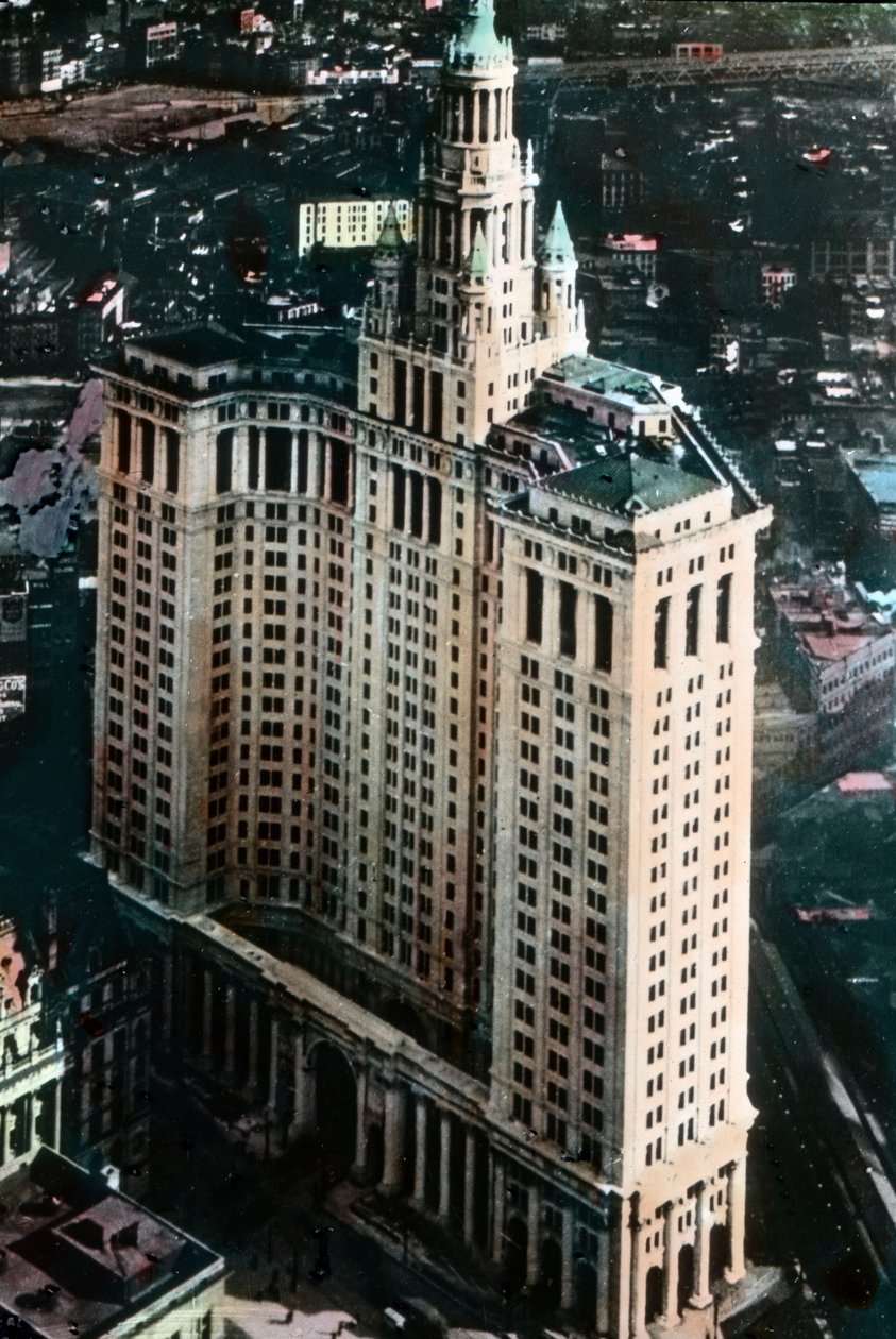 Amerikai Egyesült Államok, New York, Manhattan Municipal Building, épült 1907-1914 között, a kép dátuma: 1920 körül. Carl Simon Archívum alkotó: Carl Simon