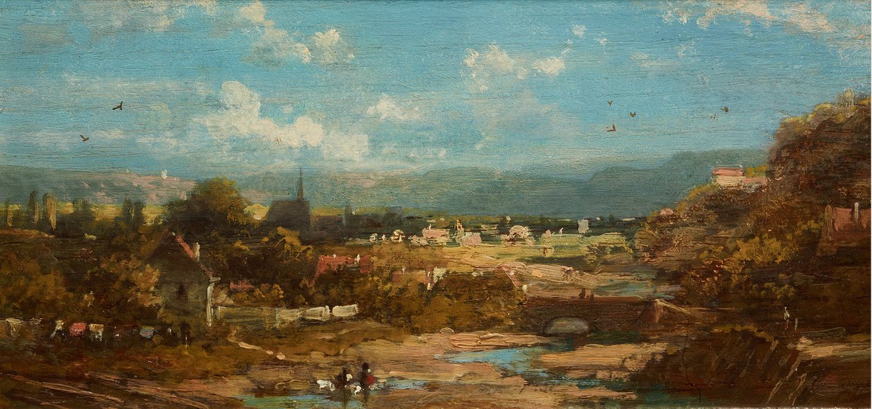 Bajor kisváros alkotó: Carl Spitzweg