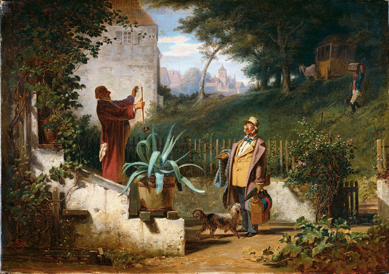 Gyerekkori barátok alkotó: Carl Spitzweg