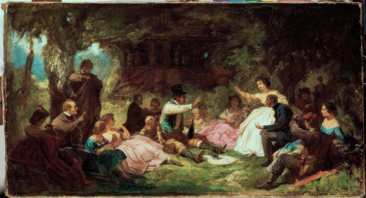A piknik alkotó: Carl Spitzweg