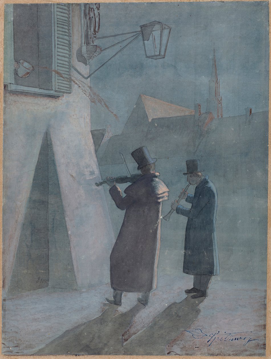 A megszakított szerenád alkotó: Carl Spitzweg