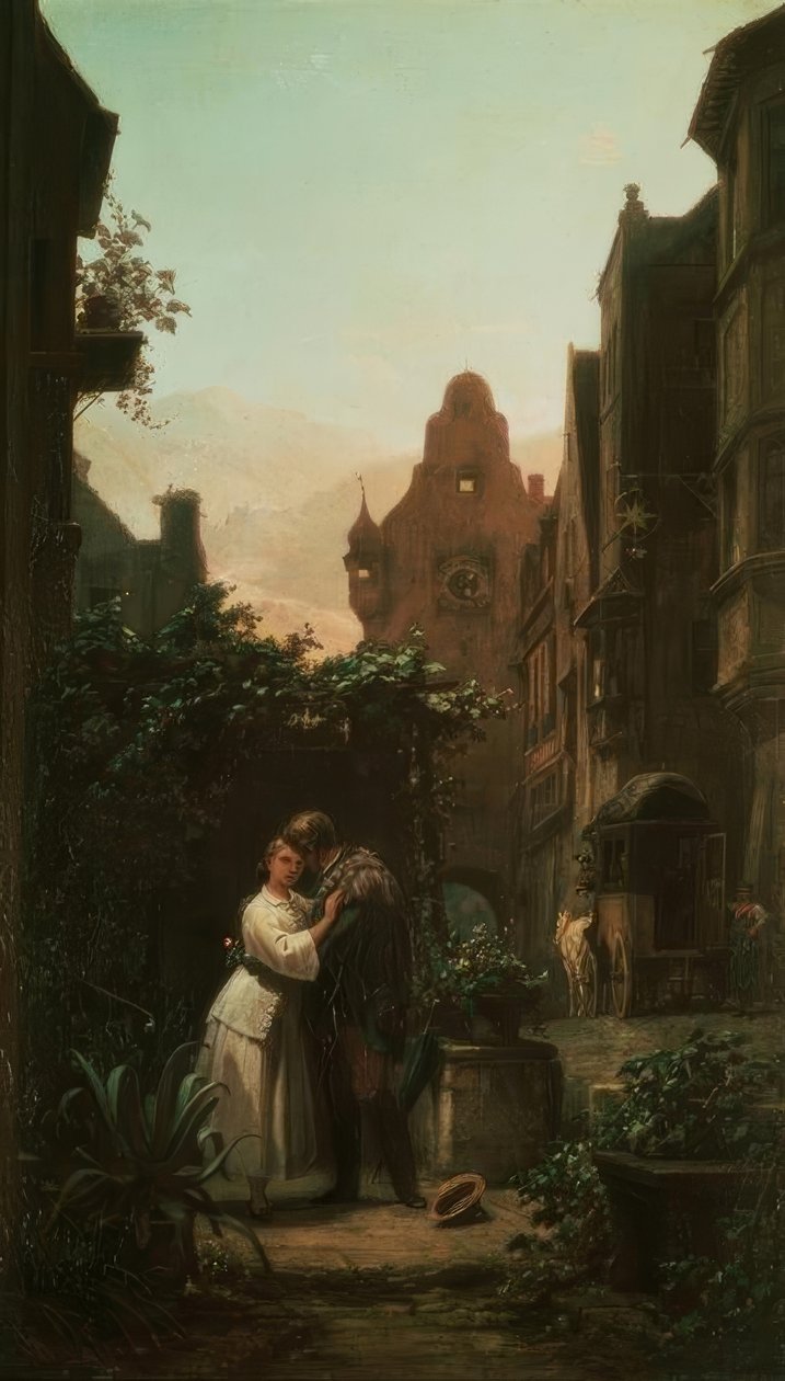 A viszlát alkotó: Carl Spitzweg