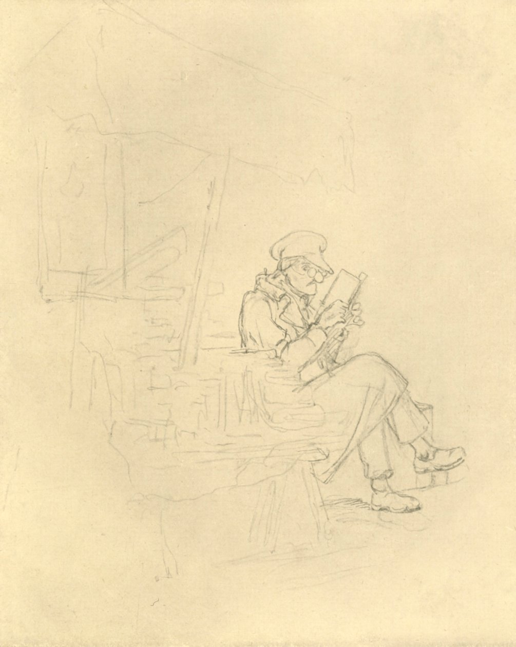 Der Antiquar, 19. század közepe-vége, 1924. alkotó: Carl Spitzweg
